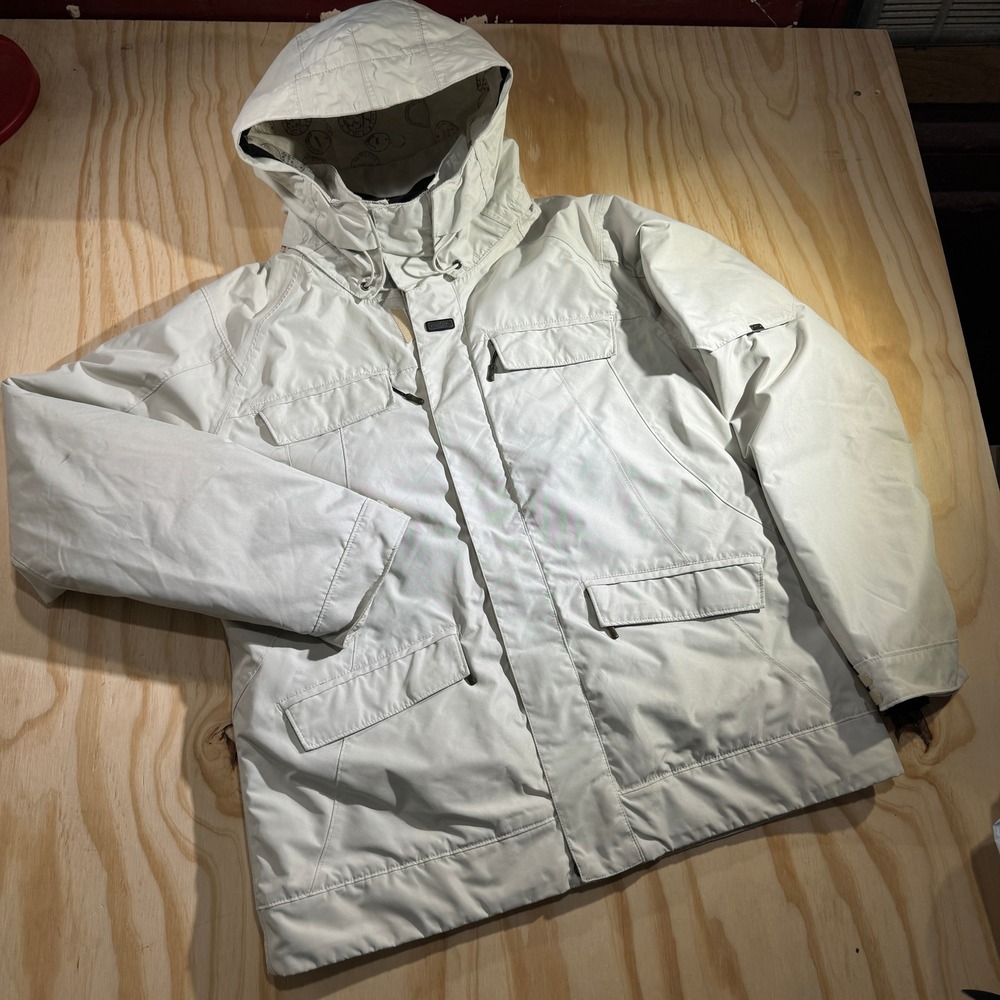 Oakley icon Men's Thinsulate Insulated Technical Snow Jacket Off-White L